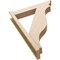Ekena Millwork 5 1/2-in W x 26-in D x 34-in H Funston Trad Rough Cedar Woodgrain TimberThane Outlooker, Primed Tan OUTUR055X26X34FST04RCPR - alternate 3